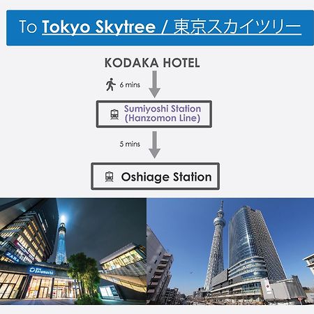 Kodaka Hotel Präfektur Tokio Exterior foto